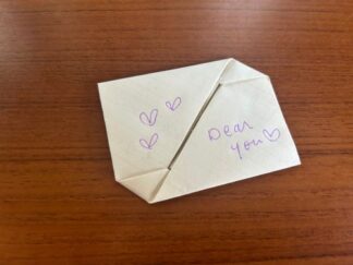 an envelope made with a paper