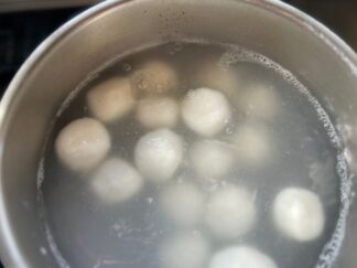 boiling dango