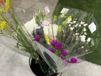 flowers bought at the store