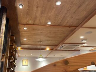 ceiling of the cafe