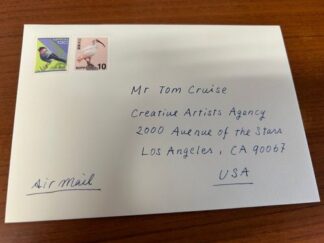 a letter to T. Cruise