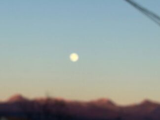 blurry moon